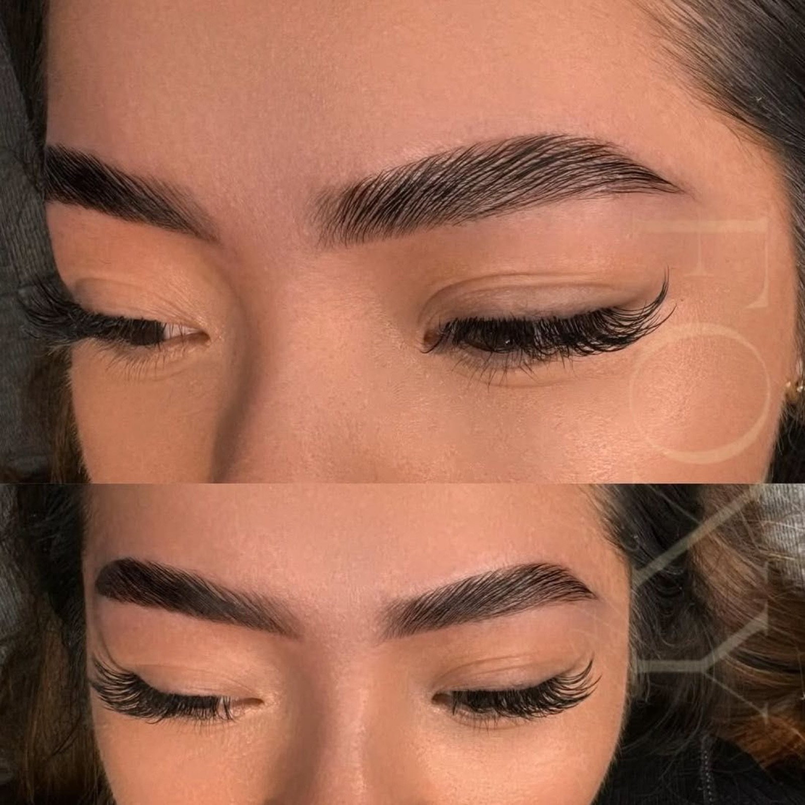 Laminado de cejas + depilación + coloración