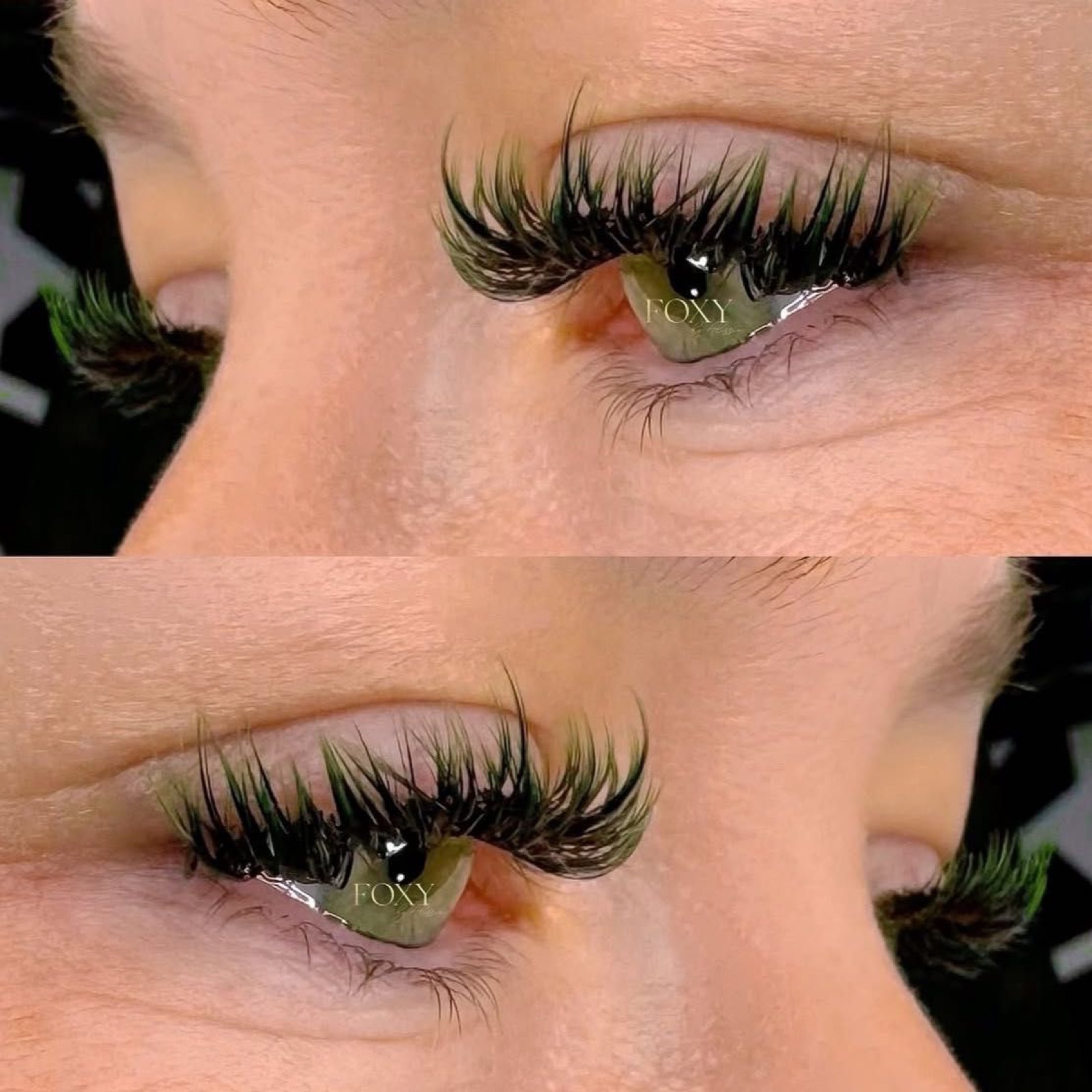 Efecto Kim / Wispy / pestañas de color
